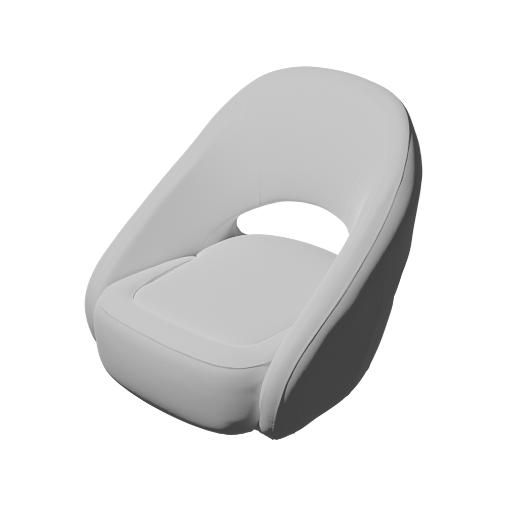 Caladesi Bucket Seat, all white